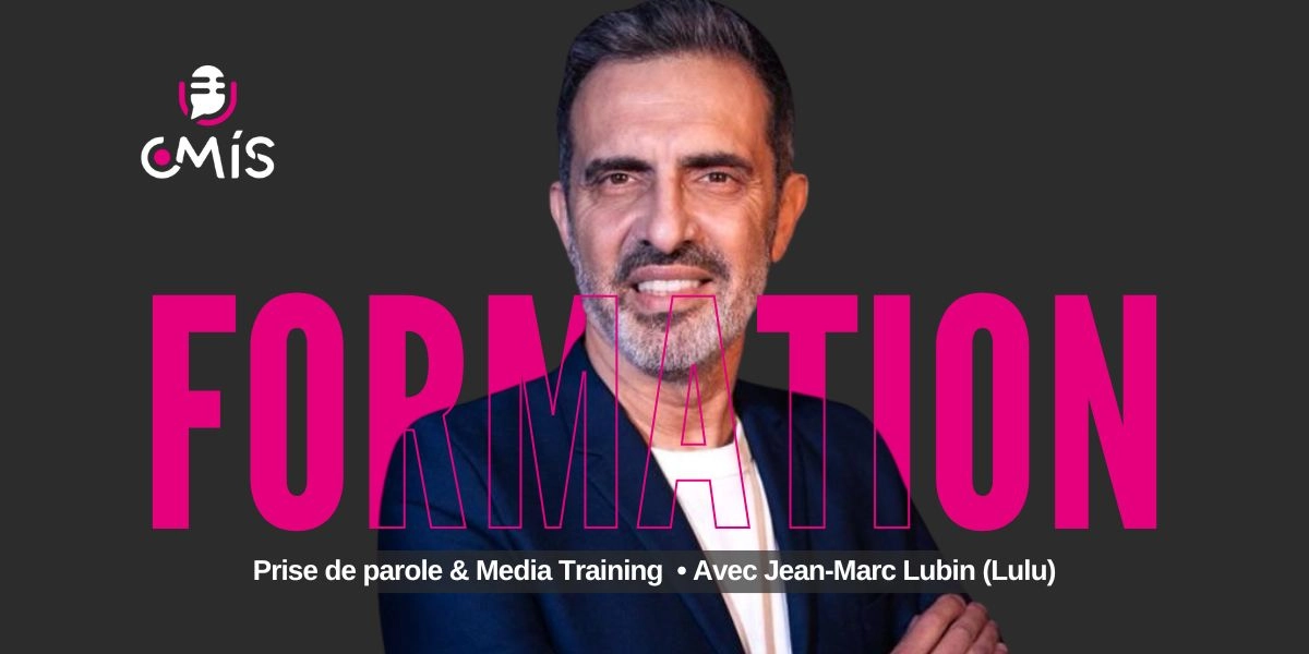 Jean-Marc Lubin (Lulu) anime une formation prise de parole et media training au CMIS, en conditions réelles sur plateau TV et studio radio, dédiée aux professionnels souhaitant renforcer leur impact et leur posture.