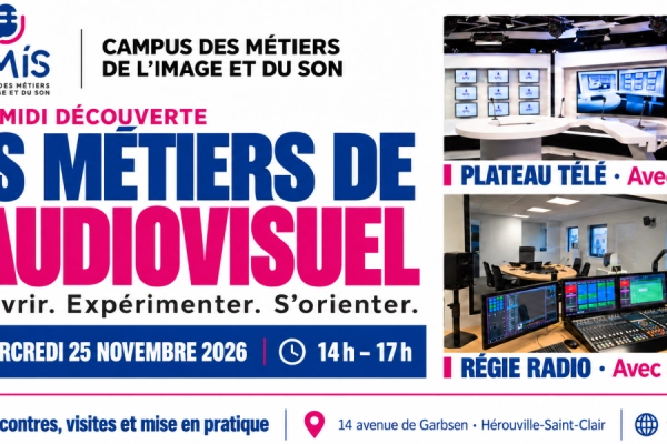 Après-midi découverte au CMIS : l’audiovisuel près de Caen